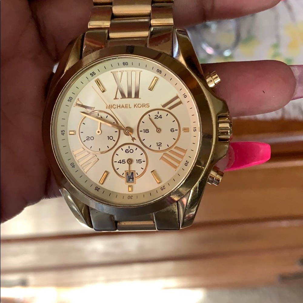 Gold Michael kors watch